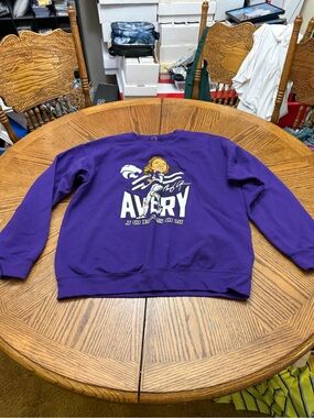Rally House K-State Purple Avery Johnson Graphic Crewneck Sweatshirt